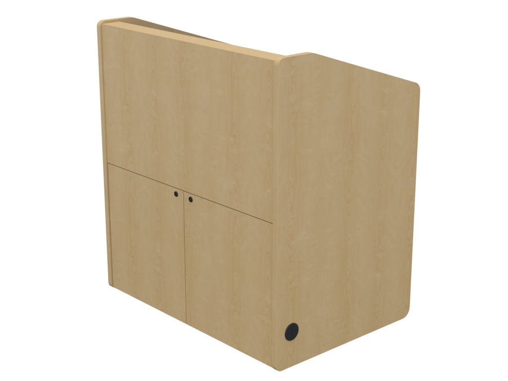Audio Visual Furniture Single Rack Multimedia Podium (10RU) PD3002