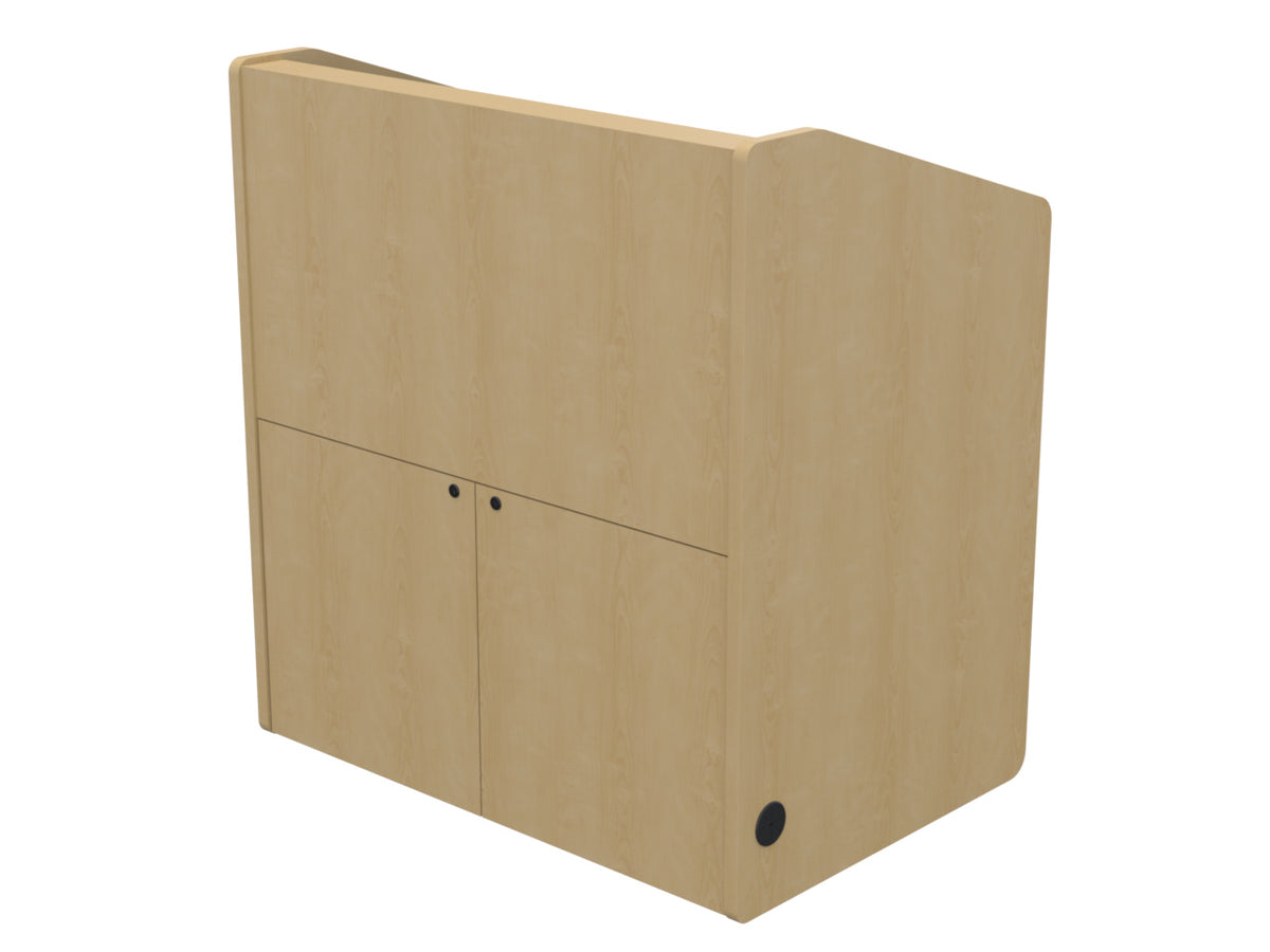 Audio Visual Furniture Single Rack Multimedia Podium (10RU) PD3002