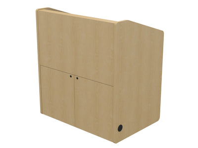 Audio Visual Furniture Single Rack Multimedia Podium (10RU) PD3002