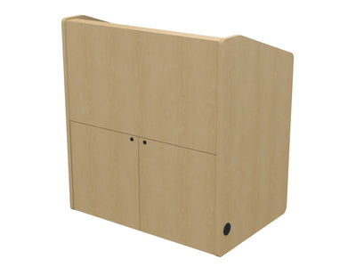 Audio Visual Furniture Single Rack Multimedia Podium (10RU) PD3002