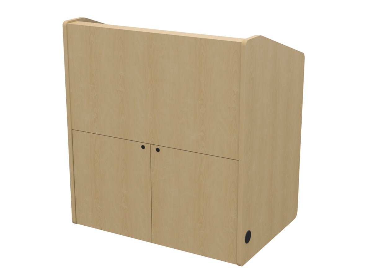 Audio Visual Furniture Single Rack Multimedia Podium (10RU) PD3002