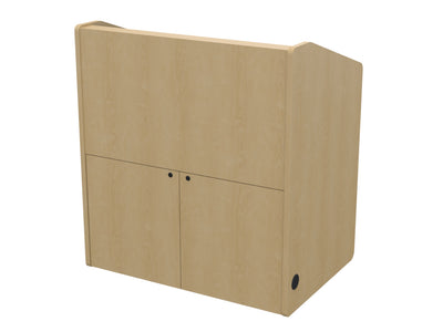 Audio Visual Furniture Single Rack Multimedia Podium (10RU) PD3002