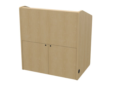 Audio Visual Furniture Single Rack Multimedia Podium (10RU) PD3002