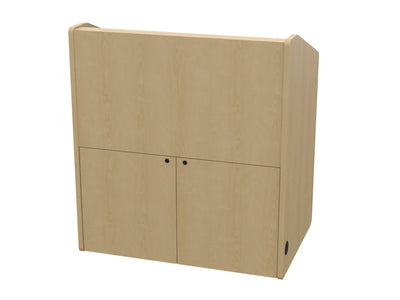 Audio Visual Furniture Single Rack Multimedia Podium (10RU) PD3002