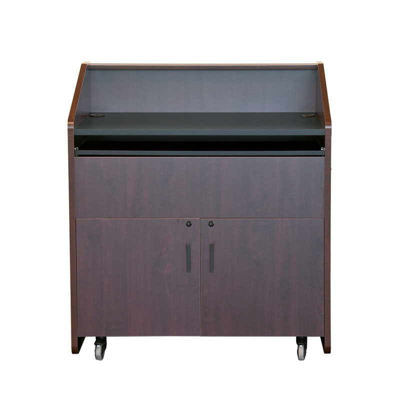 Audio Visual Furniture Single Rack Multimedia Podium (10RU) PD3002