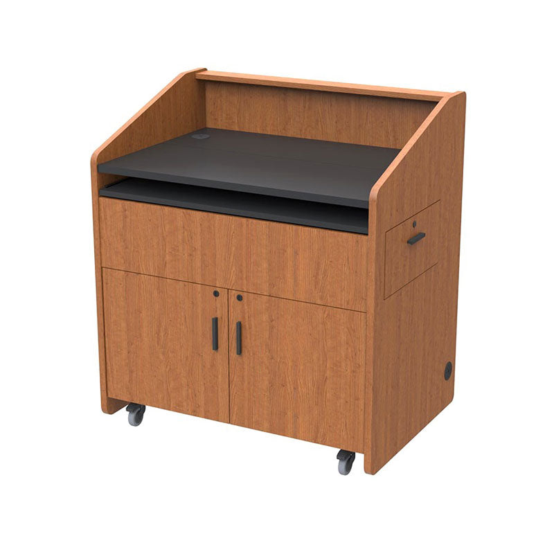 Audio Visual Furniture Single Rack Multimedia Podium (10RU) PD3002