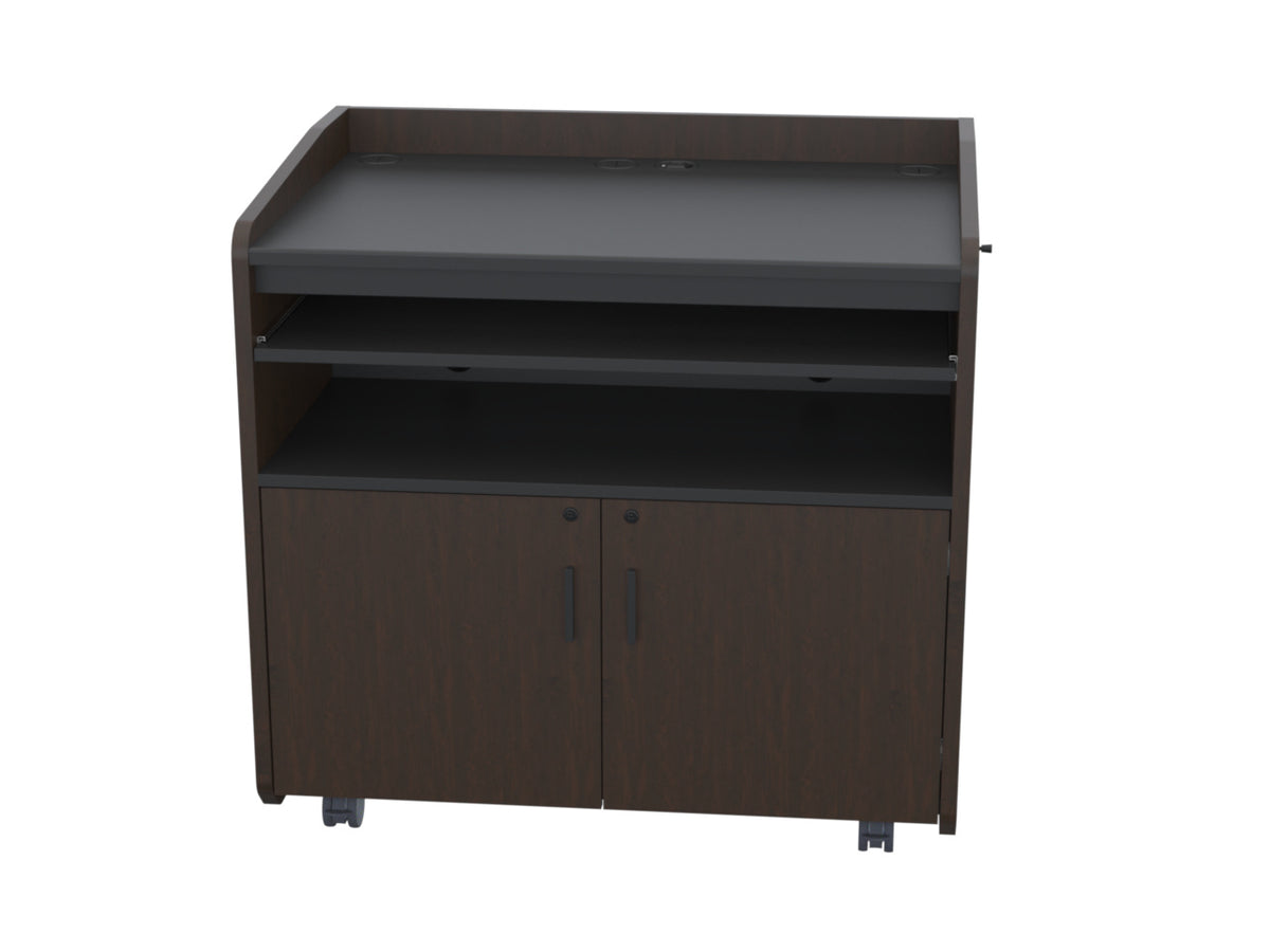 Audio Visual Furniture Large Surface Multimedia Podium (20RU) PD3008