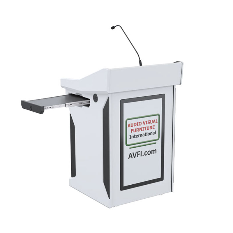 Audio Visual Furniture Digital Mobile Podium (Touch PC, LCD) PDX1532-PC-FS