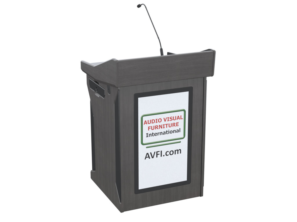 Audio Visual Furniture Digital Mobile Podium (Touch PC, LCD) PDX1532-PC-FS