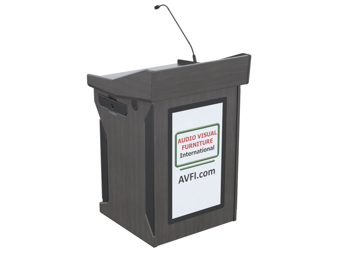 Audio Visual Furniture Digital Mobile Podium (Touch PC, LCD) PDX1532-PC-FS