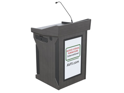 Audio Visual Furniture Digital Mobile Podium (Touch PC, LCD) PDX1532-PC-FS