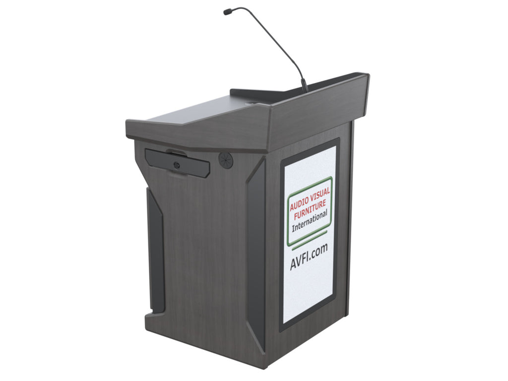 Audio Visual Furniture Digital Mobile Podium (Touch PC, LCD) PDX1532-PC-FS