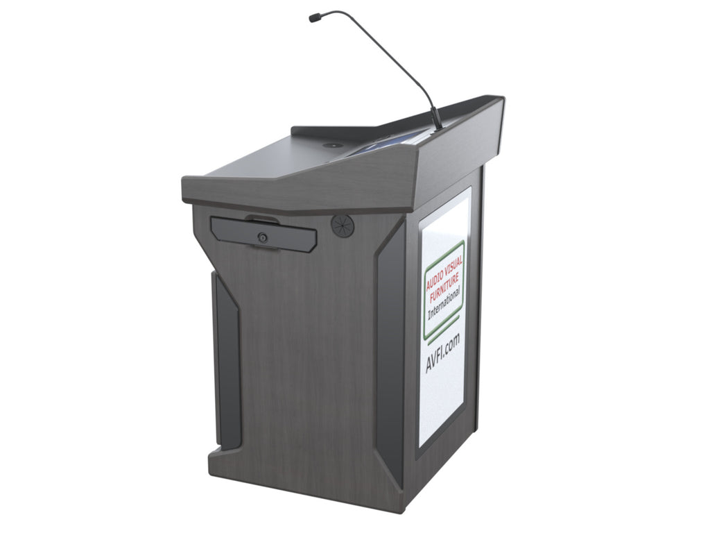 Audio Visual Furniture Digital Mobile Podium (Touch PC, LCD) PDX1532-PC-FS