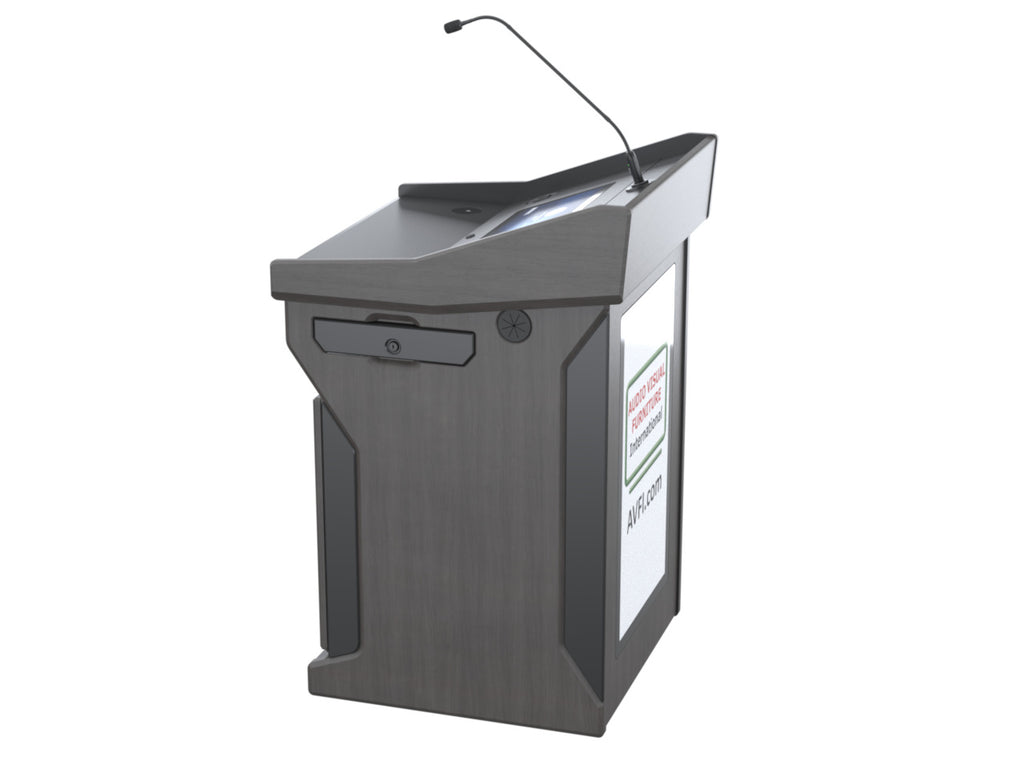 Audio Visual Furniture Digital Mobile Podium (Touch PC, LCD) PDX1532-PC-FS