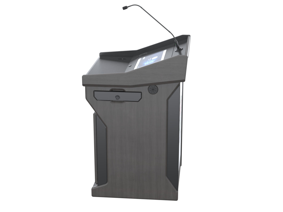 Audio Visual Furniture Digital Mobile Podium (Touch PC, LCD) PDX1532-PC-FS