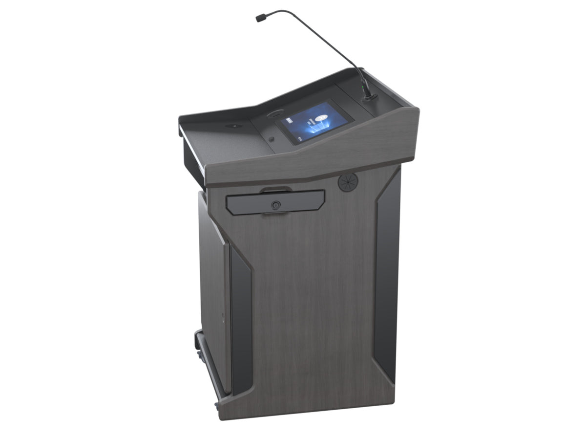 Audio Visual Furniture Digital Mobile Podium (Touch PC, LCD) PDX1532-PC-FS