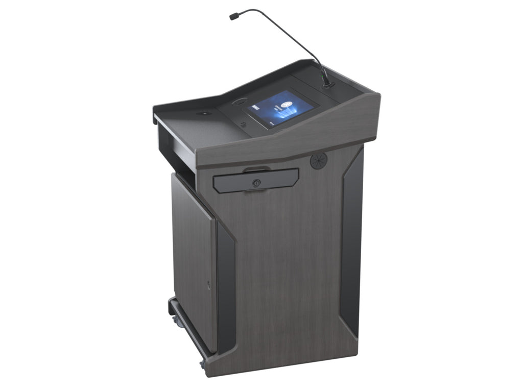 Audio Visual Furniture Digital Mobile Podium (Touch PC, LCD) PDX1532-PC-FS