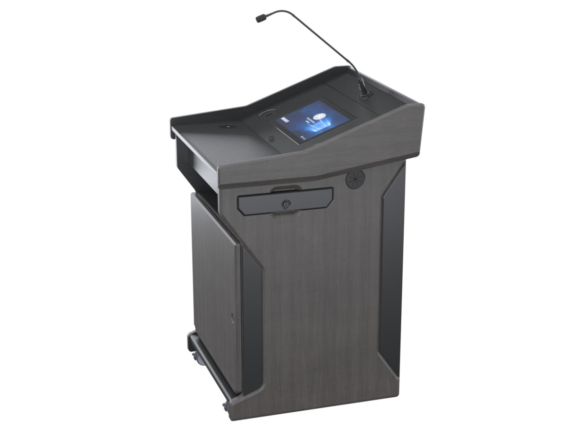 Audio Visual Furniture Digital Mobile Podium (Touch PC, LCD) PDX1532-PC-FS