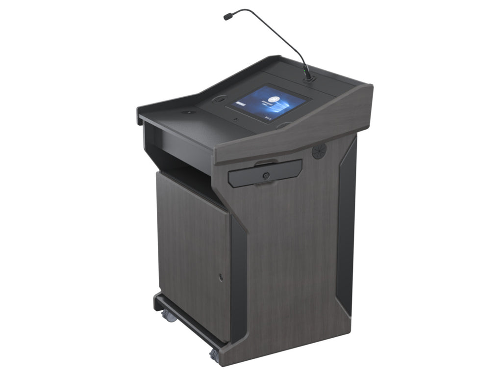 Audio Visual Furniture Digital Mobile Podium (Touch PC, LCD) PDX1532-PC-FS