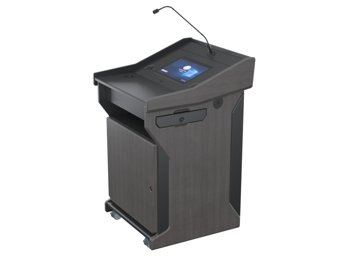 Audio Visual Furniture Digital Mobile Podium (Touch PC, LCD) PDX1532-PC-FS