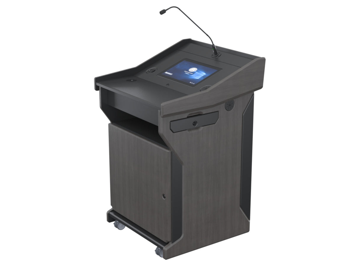 Audio Visual Furniture Digital Mobile Podium (Touch PC, LCD) PDX1532-PC-FS