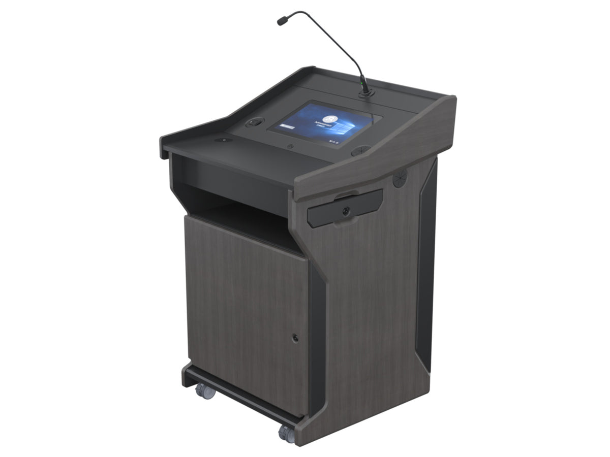 Audio Visual Furniture Digital Mobile Podium (Touch PC, LCD) PDX1532-PC-FS