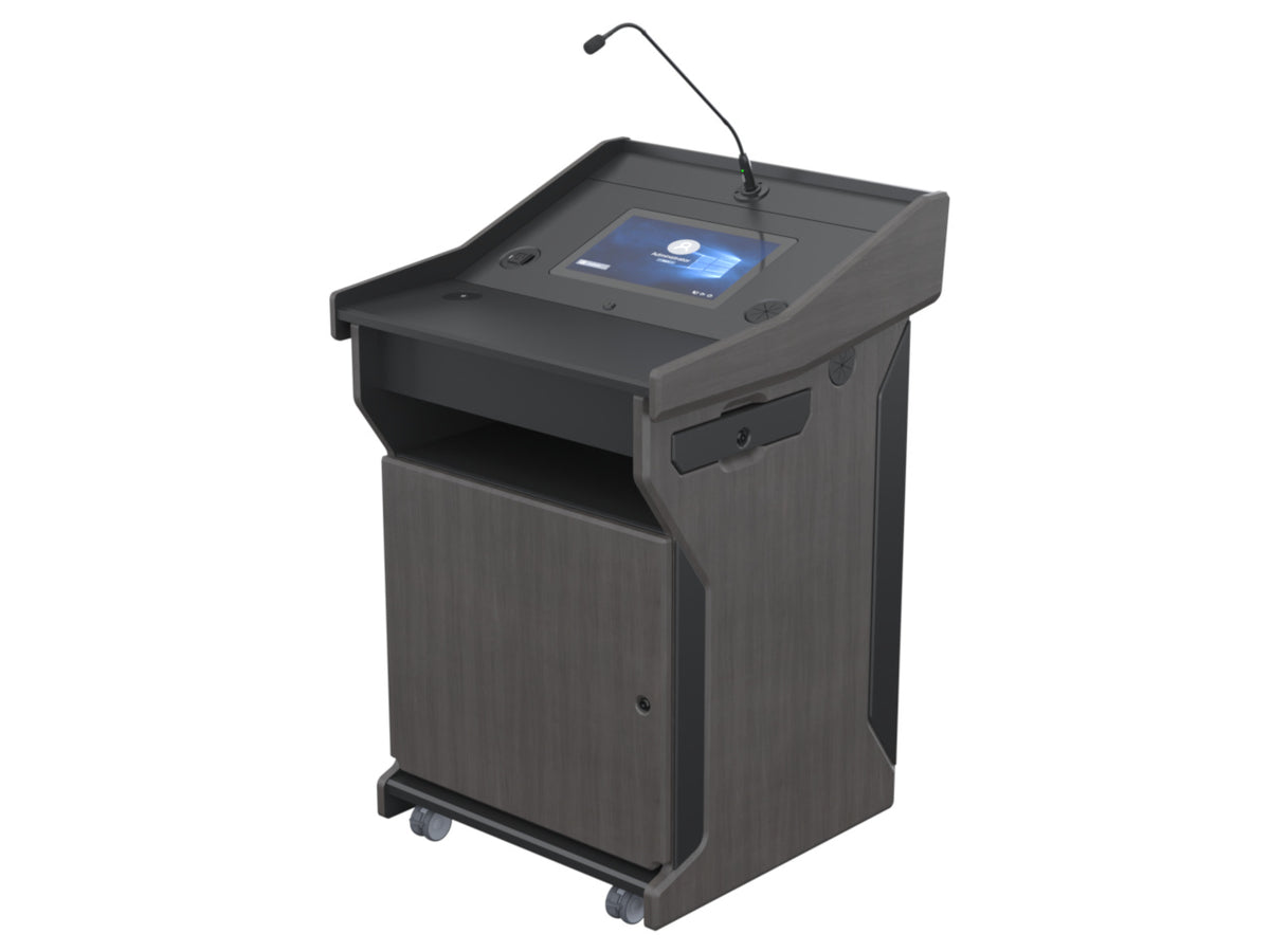 Audio Visual Furniture Digital Mobile Podium (Touch PC, LCD) PDX1532-PC-FS