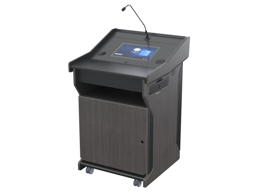 Audio Visual Furniture Digital Mobile Podium (Touch PC, LCD) PDX1532-PC-FS