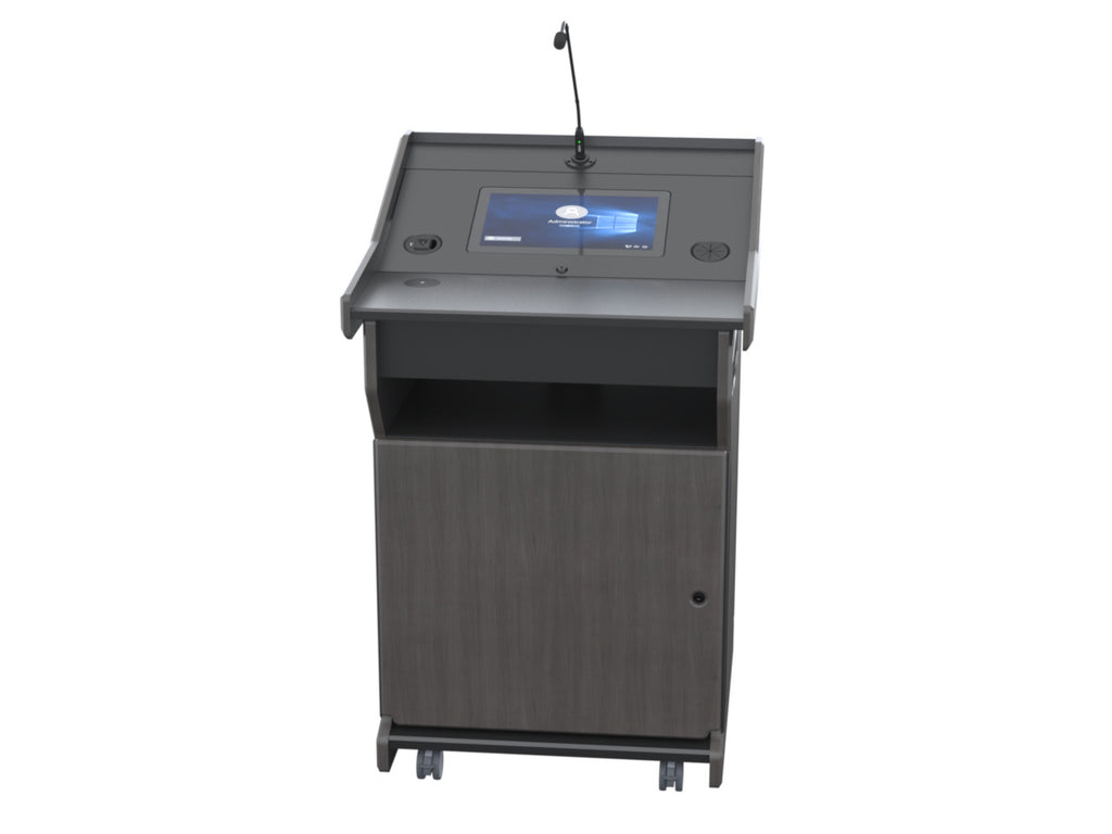 Audio Visual Furniture Digital Mobile Podium (Touch PC, LCD) PDX1532-PC-FS