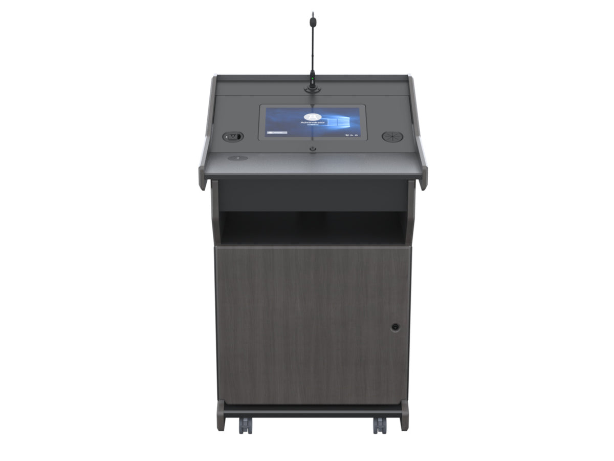 Audio Visual Furniture Digital Mobile Podium (Touch PC, LCD) PDX1532-PC-FS