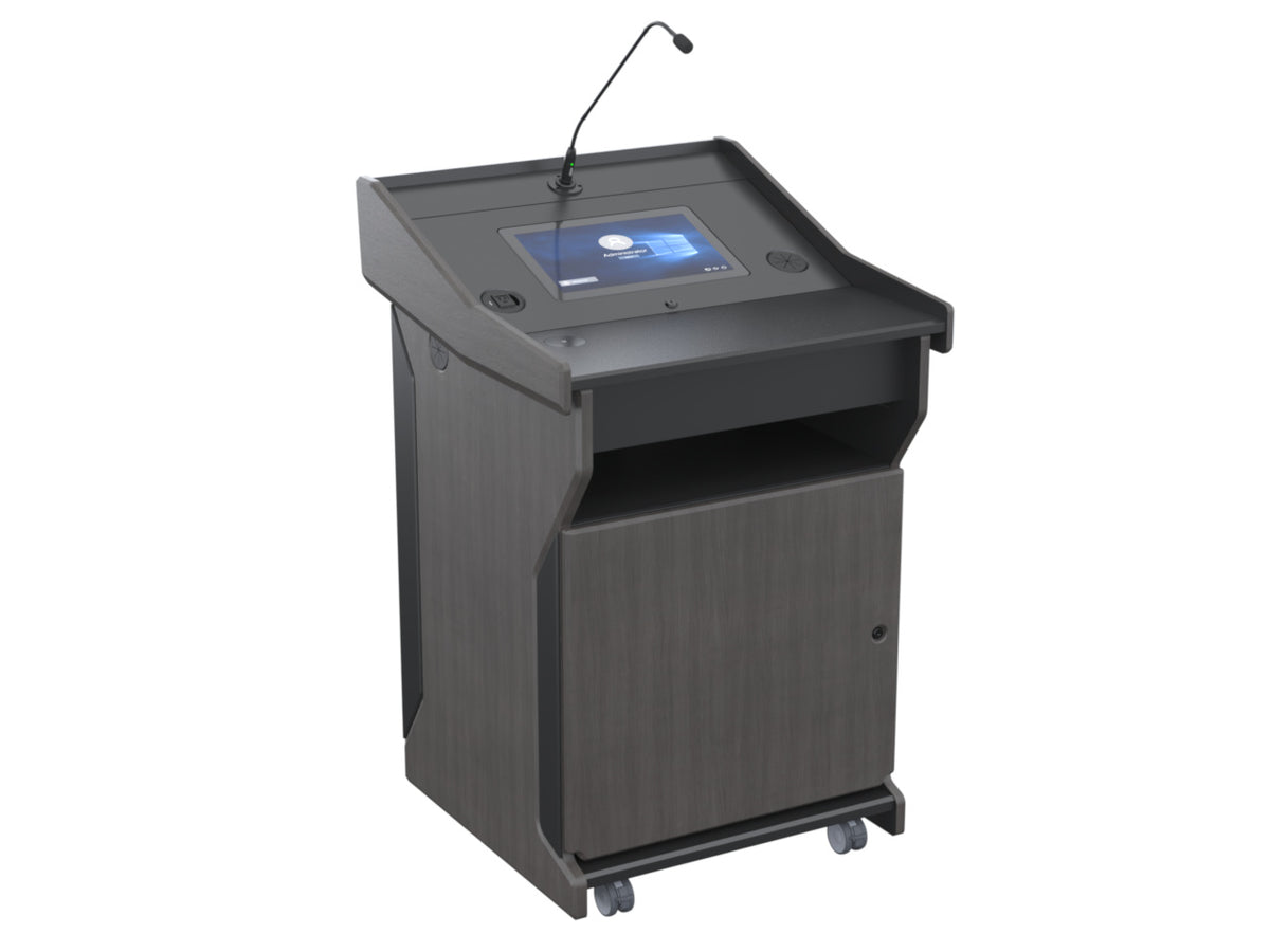 Audio Visual Furniture Digital Mobile Podium (Touch PC, LCD) PDX1532-PC-FS
