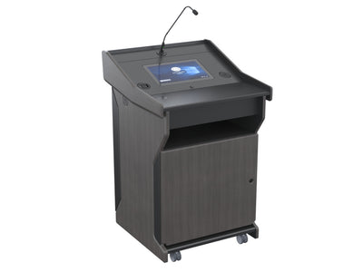 Audio Visual Furniture Digital Mobile Podium (Touch PC, LCD) PDX1532-PC-FS