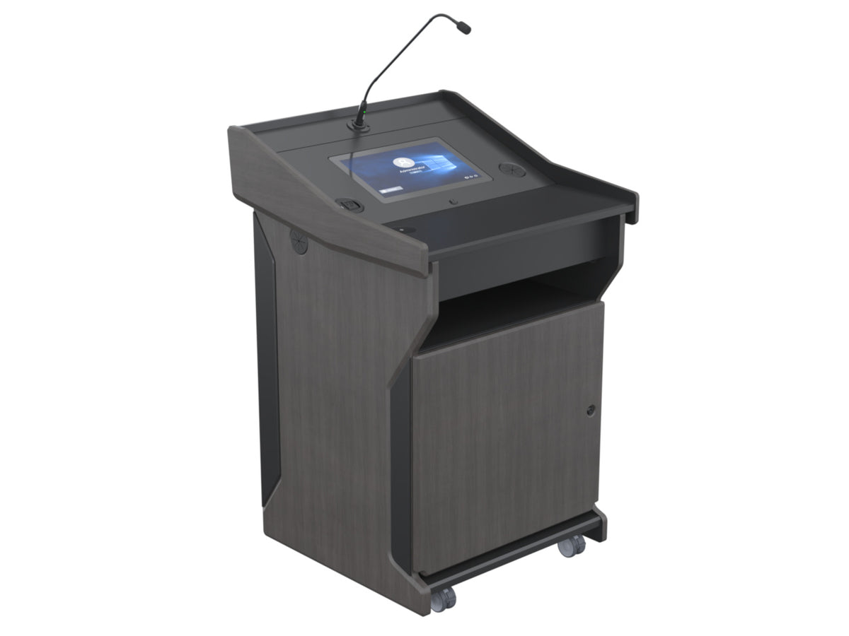 Audio Visual Furniture Digital Mobile Podium (Touch PC, LCD) PDX1532-PC-FS