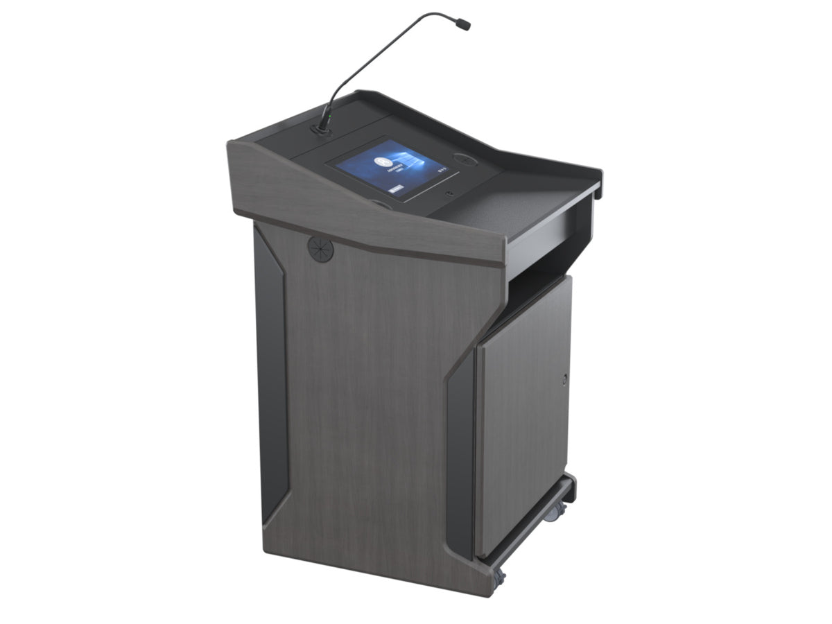 Audio Visual Furniture Digital Mobile Podium (Touch PC, LCD) PDX1532-PC-FS