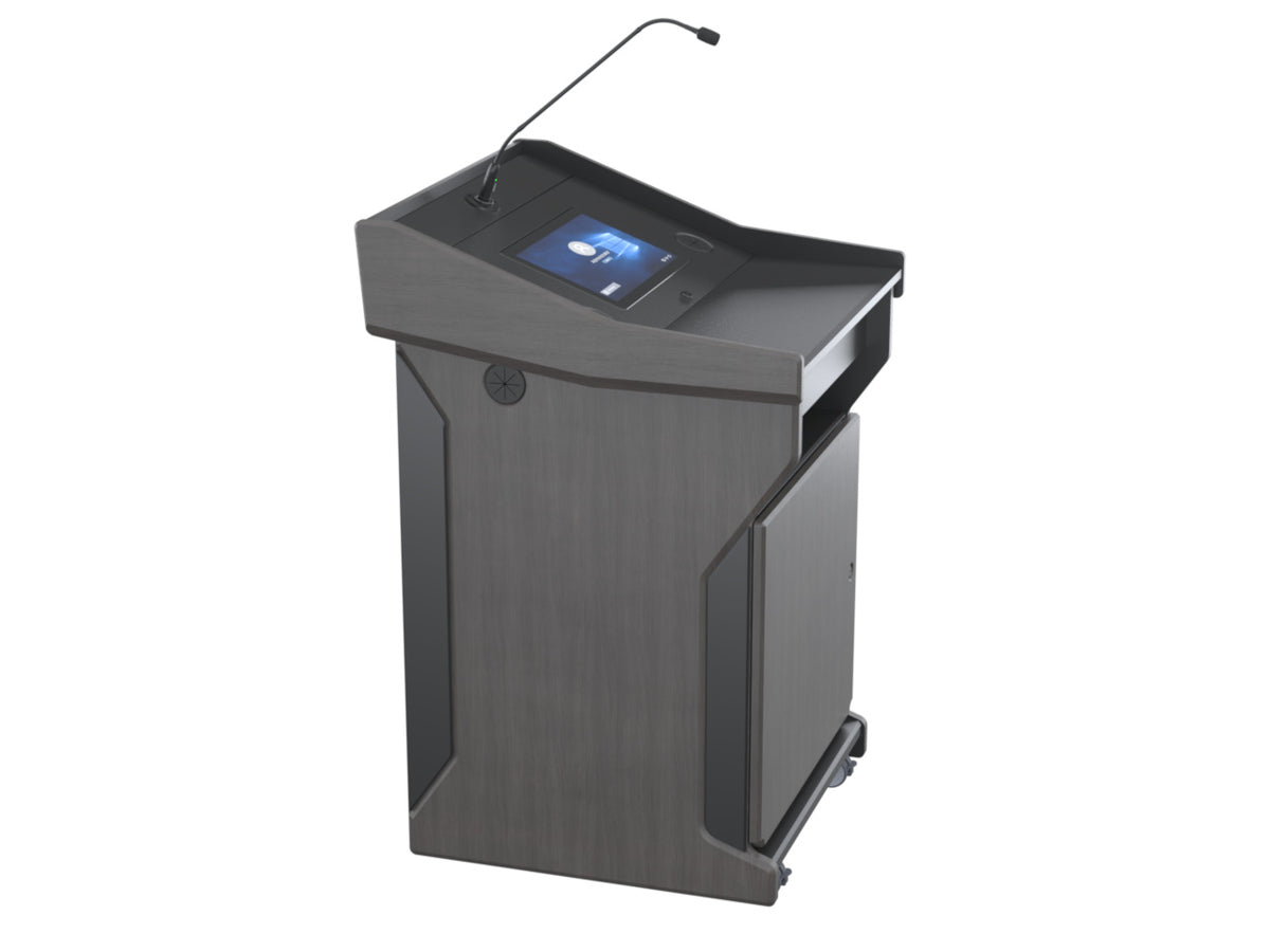 Audio Visual Furniture Digital Mobile Podium (Touch PC, LCD) PDX1532-PC-FS