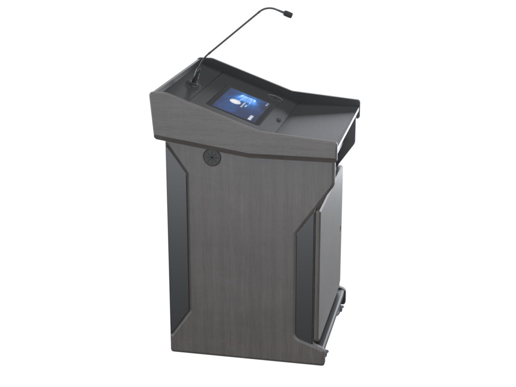 Audio Visual Furniture Digital Mobile Podium (Touch PC, LCD) PDX1532-PC-FS