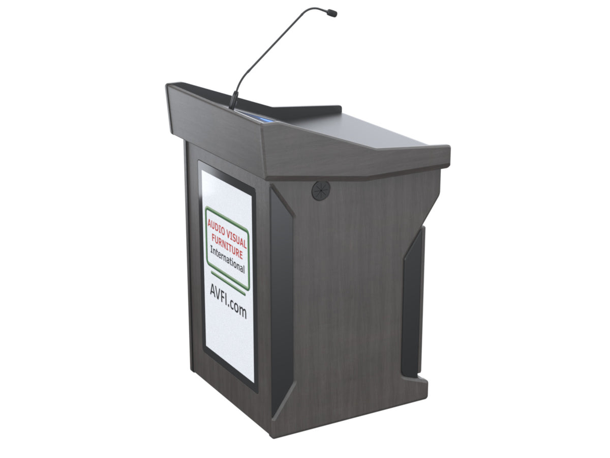 Audio Visual Furniture Digital Mobile Podium (Touch PC, LCD) PDX1532-PC-FS