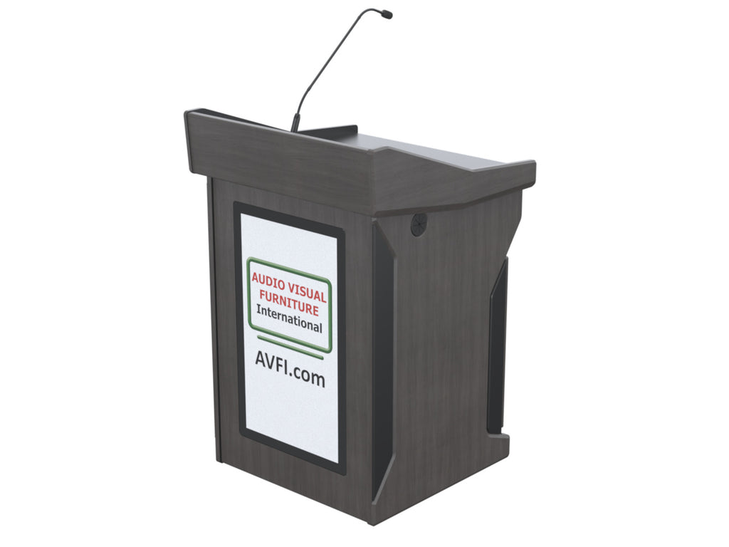 Audio Visual Furniture Digital Mobile Podium (Touch PC, LCD) PDX1532-PC-FS