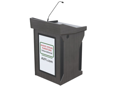 Audio Visual Furniture Digital Mobile Podium (Touch PC, LCD) PDX1532-PC-FS