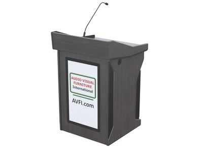 Audio Visual Furniture Digital Mobile Podium (Touch PC, LCD) PDX1532-PC-FS