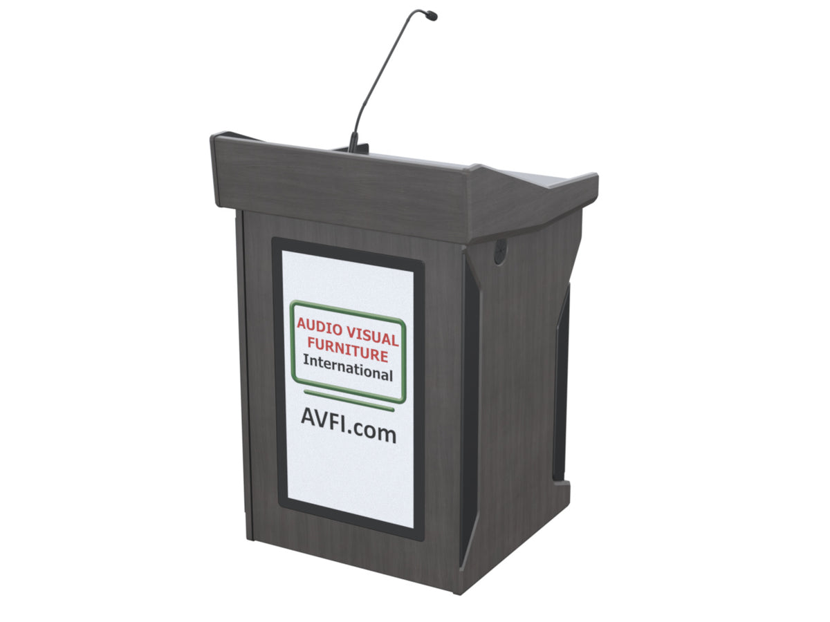 Audio Visual Furniture Digital Mobile Podium (Touch PC, LCD) PDX1532-PC-FS