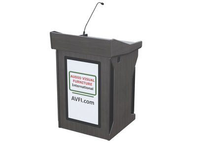 Audio Visual Furniture Digital Mobile Podium (Touch PC, LCD) PDX1532-PC-FS