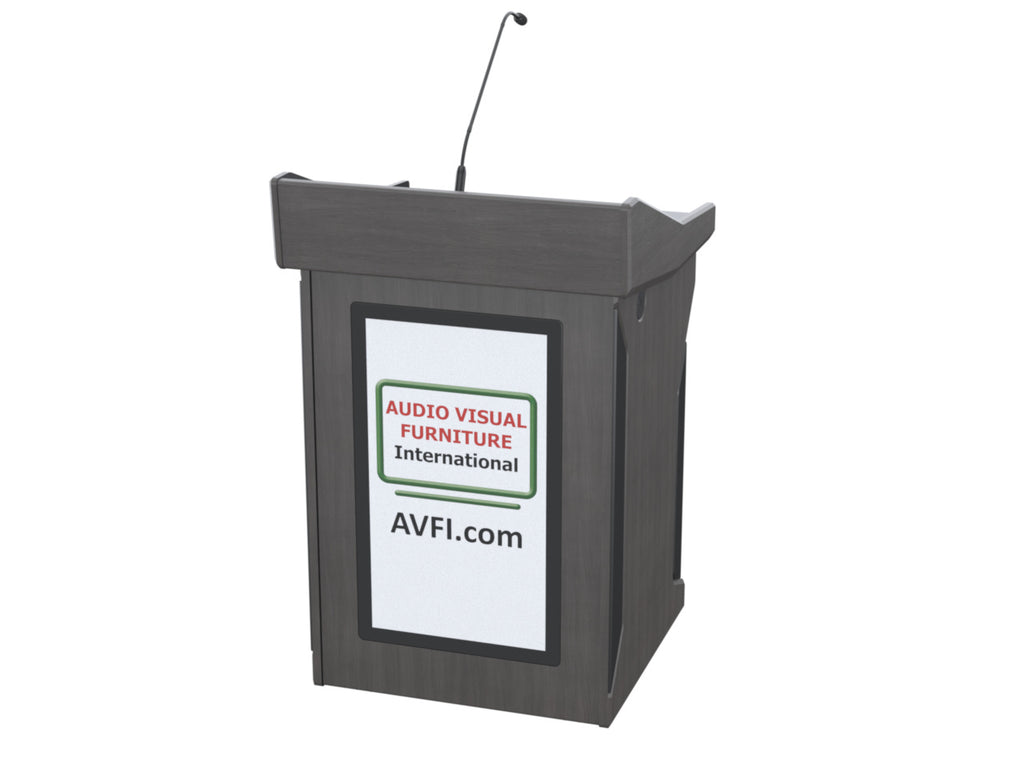Audio Visual Furniture Digital Mobile Podium (Touch PC, LCD) PDX1532-PC-FS