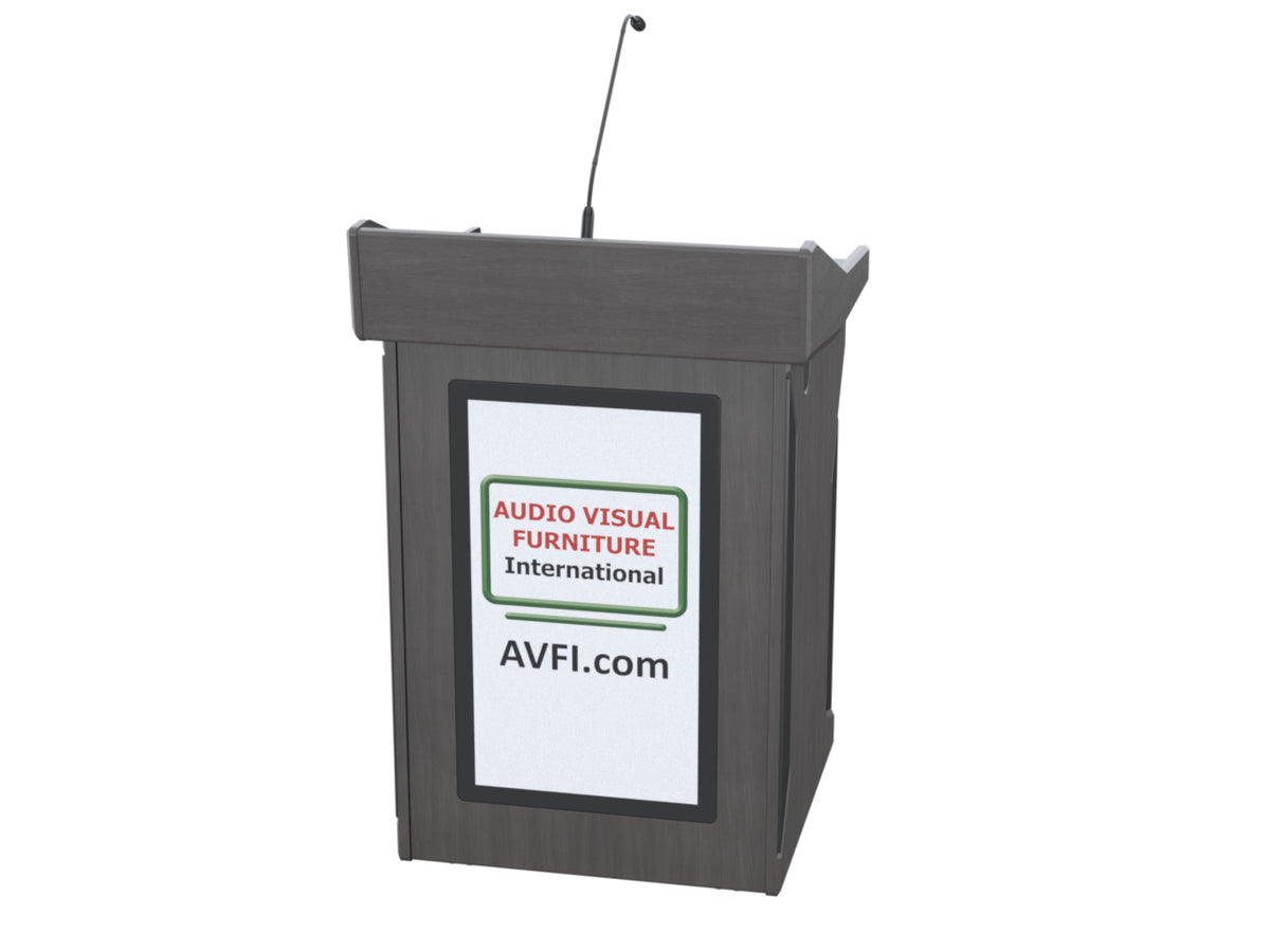 Audio Visual Furniture Digital Mobile Podium (Touch PC, LCD) PDX1532-PC-FS