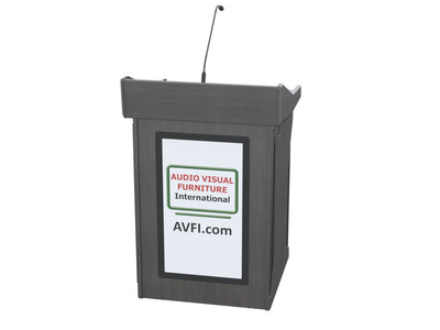 Audio Visual Furniture Digital Mobile Podium (Touch PC, LCD) PDX1532-PC-FS