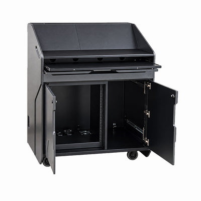 Audio Visual Furniture High Tech Multimedia Podium (12RU, Various) PDX20