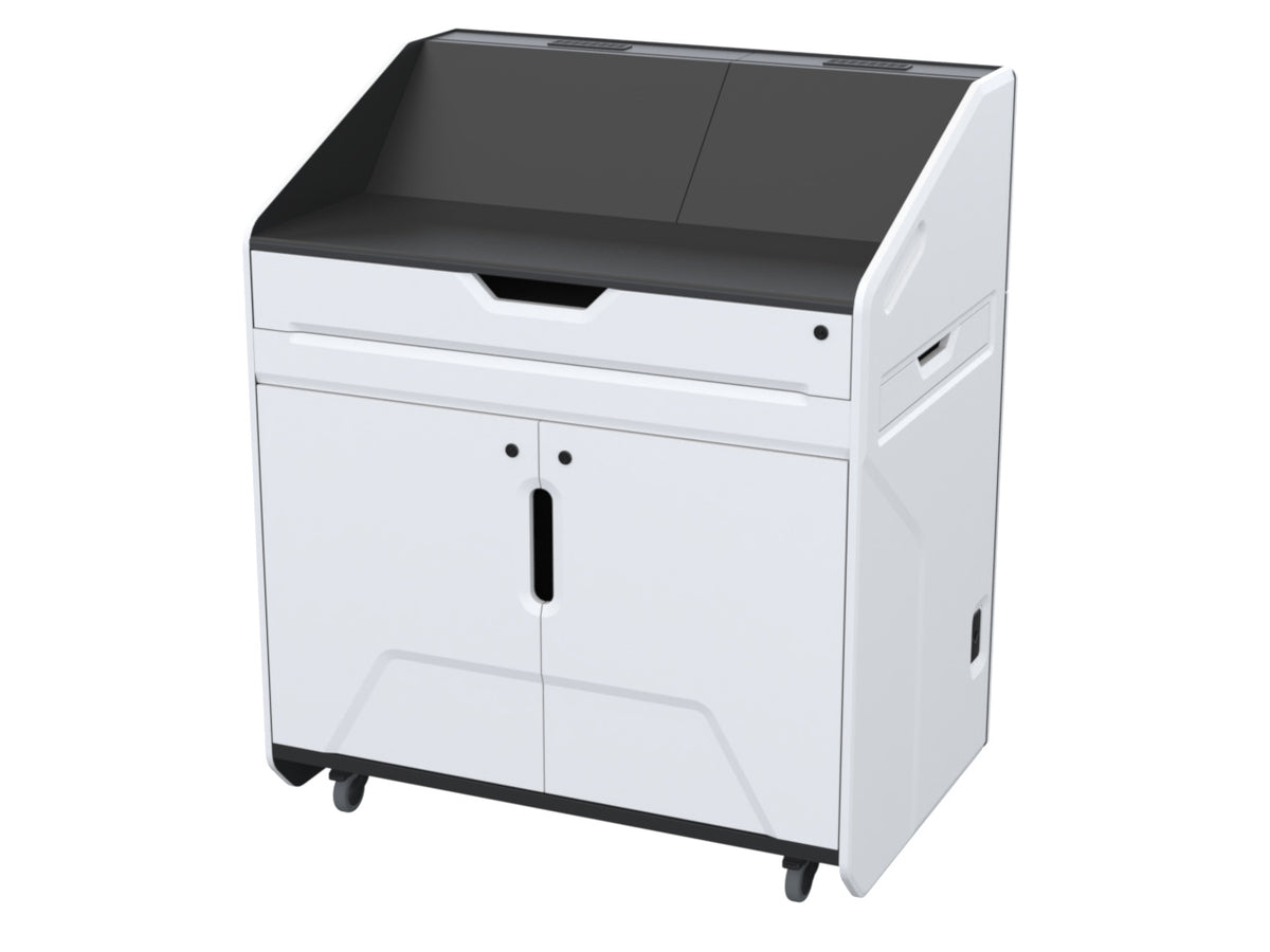 Audio Visual Furniture High Tech Multimedia Podium (12RU, Various) PDX20