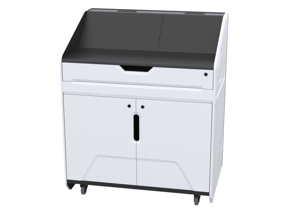 Audio Visual Furniture High Tech Multimedia Podium (12RU, Various) PDX20
