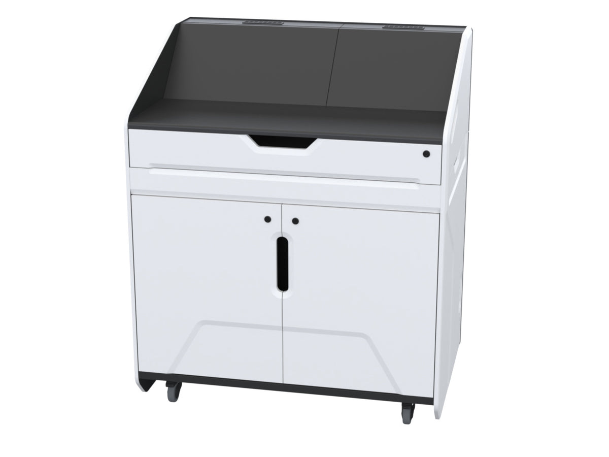 Audio Visual Furniture High Tech Multimedia Podium (12RU, Various) PDX20