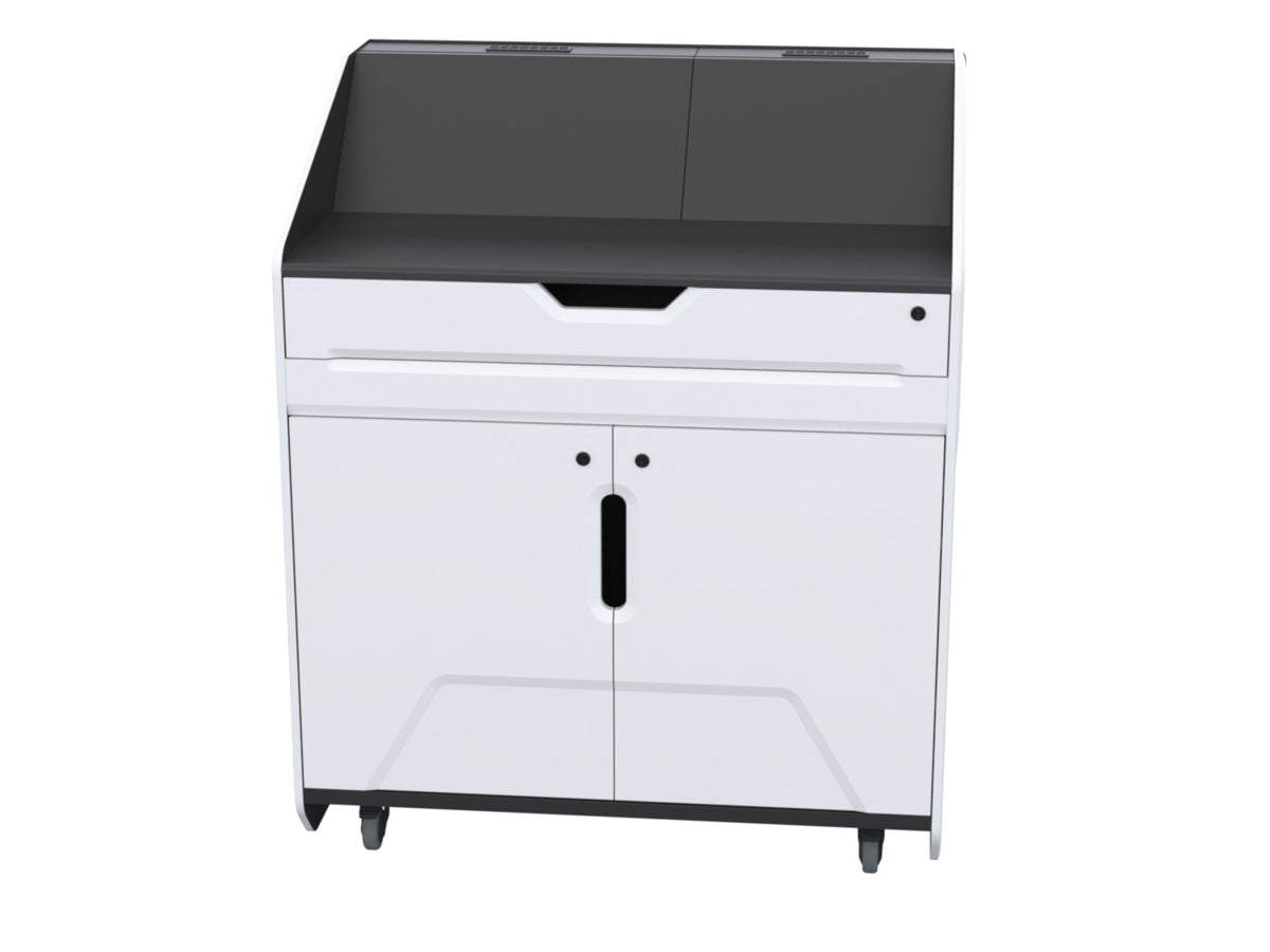 Audio Visual Furniture High Tech Multimedia Podium (12RU, Various) PDX20